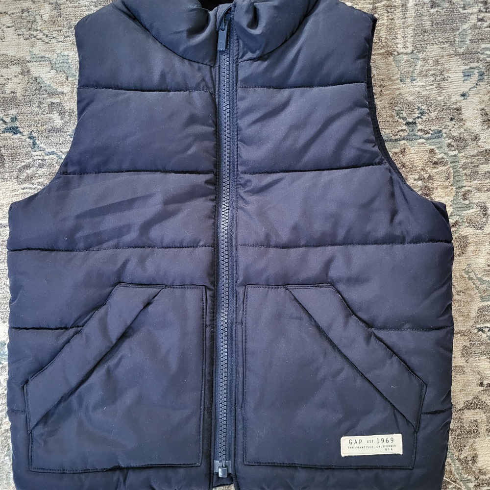 GAP Kids Black Puffer Vest